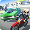 blocky Polizei Fahrer: criminal Transport