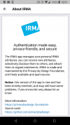 IRMA authentication screenshot 0