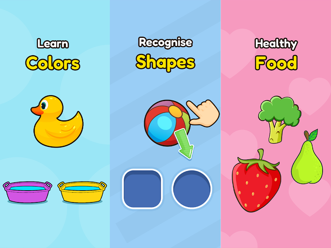 App para crianças - Jogos crianças gratis 1, 2, 3, 4  anos::Appstore for Android