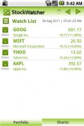 Stock Watcher screenshot 0