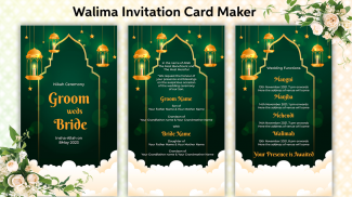 Muslim Wedding Card Maker 2024 screenshot 7