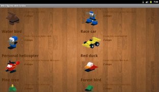 Mini figures with bricks screenshot 1