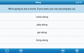 Phrasal Verbs Lite screenshot 8