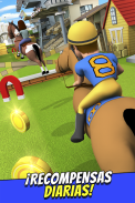 Cartoon Horse Riding: Carreras screenshot 1