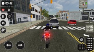 Motorcycle Police Simulation screenshot 0