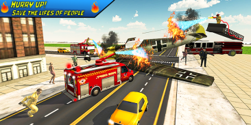 Emergency Firefighting Airplane Rescue 2019 screenshot 4