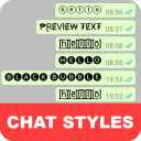 Chat Styles: Teks Keren, Font Stylish utk WHatsapp Icon