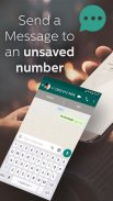 Easy msg - message to an unsaved number screenshot 2