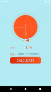 Circle Calculator Pi (Radius) screenshot 3