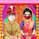 Big Fat Indian Couple Arranged Wedding Icon