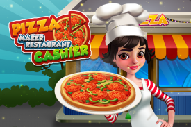 Pizza Maker Restaurant Cash Register: Cooking Game screenshot 0