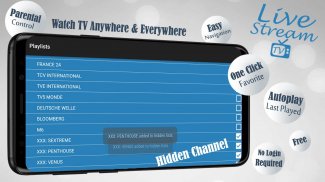 Livestream TV - M3U Stream Player IPTV screenshot 0