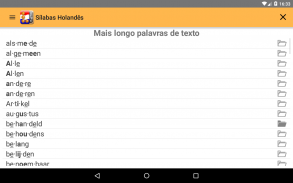 Sílabas Holandês screenshot 11