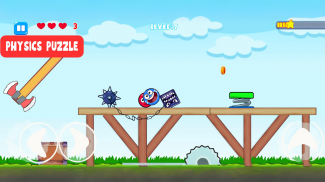 Ball V - Red Bounce Ball 5 screenshot 1