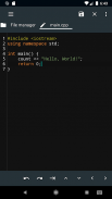 C/C++ Editor screenshot 1