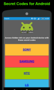 Secret Codes for Android v.1.0.3 screenshot 0