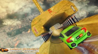 Mega Rampa Carrera de coches Imposible Trucos screenshot 5
