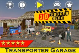 Trucker 3D Kahraman Oyunu screenshot 0