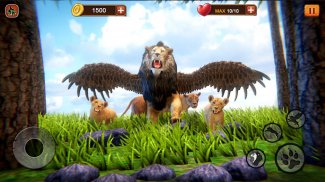 Angry Flying Lion Simulator 3d screenshot 4
