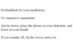 Biofeedback Meditation : Deep Relaxation Breathing screenshot 0