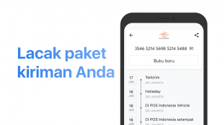 Pelacak Paket－JNE, J & T, Tiki, Pos Indonesia, dll screenshot 3