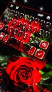 Tema Keyboard Valentine Red Ro screenshot 3