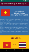 Lịch thi đấu đội tuyển Việt Nam VL WC 2022 screenshot 2