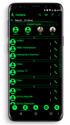 Theme for Drupe and RocketDial and ExDialer BGreen screenshot 4