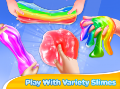 Fluffy Slime Maker DIY Rainbow Fun screenshot 1