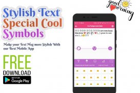 Stylish Text-Special Cool Symbols screenshot 3