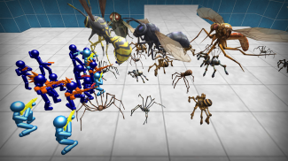 Stickman Spiders Battle Simula screenshot 4