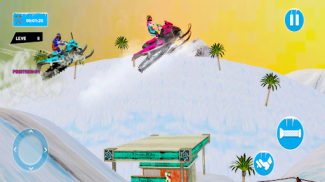 Snow Bike Racing Snocross Game screenshot 1