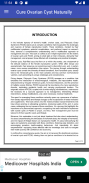 Cure Ovarian Cysts Naturally screenshot 0