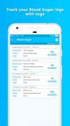 Glucose: Blood Sugar Logs screenshot 0