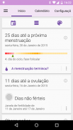Calendário Período & Ovulação screenshot 0