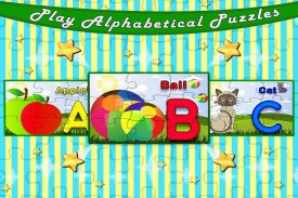 ABC Kids Alphabet Jigsaw Mania screenshot 0