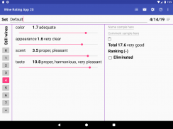 Wine Rating App 20 - rate wine 20 points system screenshot 3