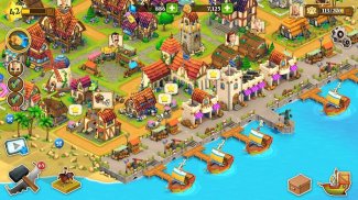 Town Village: Ladang Bina Dagangan Farm Build City screenshot 7