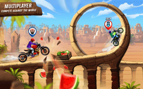 Mini Bike Stunt Trails - Racing Bike Games screenshot 1
