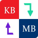 Byte Converter - KB to MB MB to GB or GB to KB Icon
