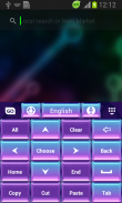 Purple Gems Keyboard Theme screenshot 7