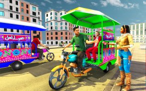 Tuk Tuk Rickshaw Taxi 2019 screenshot 0