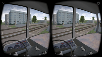 VR train Driver Simulator screenshot 1