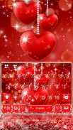 Red Heart Love Keyboard Theme screenshot 2