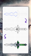 How to draw weapons. Daggers screenshot 12