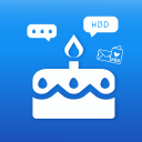 Birthday Wishes Messages SMS Greeting Cards maker Icon
