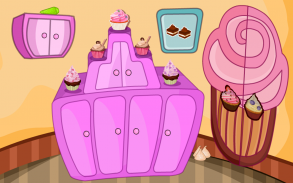 Entfliehen kleine Kuchen Haus screenshot 0
