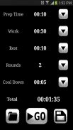 HIIT interval training timer screenshot 0