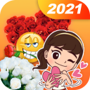 Love & Rose Stickers Icon