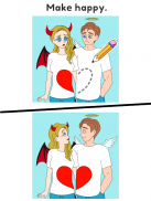 Draw Happy Devil : Puzzle Game screenshot 2
